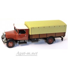 12600-PCL MB LO2750 pick up with canvas, красный